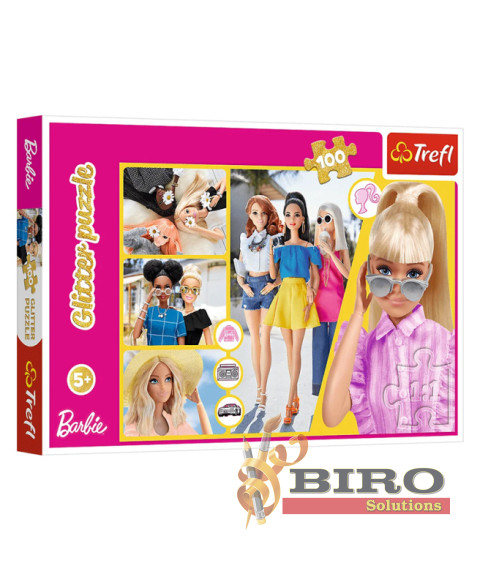 TF Puzzle "100 Glitter" - Glitter Barbie / Mattel, Barbie